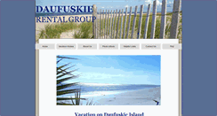 Desktop Screenshot of daufuskierentalgroup.com