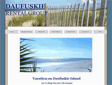Tablet Screenshot of daufuskierentalgroup.com